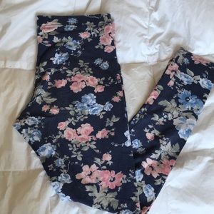 Floral leggings